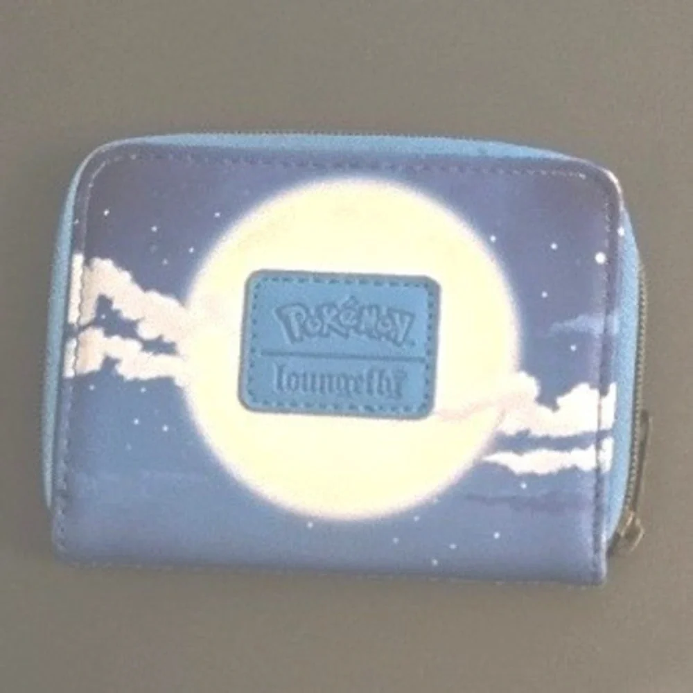 Loungefly Pokemon Lucario Full Moon Zip Around Wallet GameStop Exclusive
